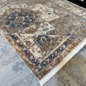 سجاد بوهيمي تركي امبيرا K086G بيج غامق مقاس 50*80