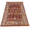 Turkish Bohemian rugs EMPIRE KP94D RED CREAM Size 80*150