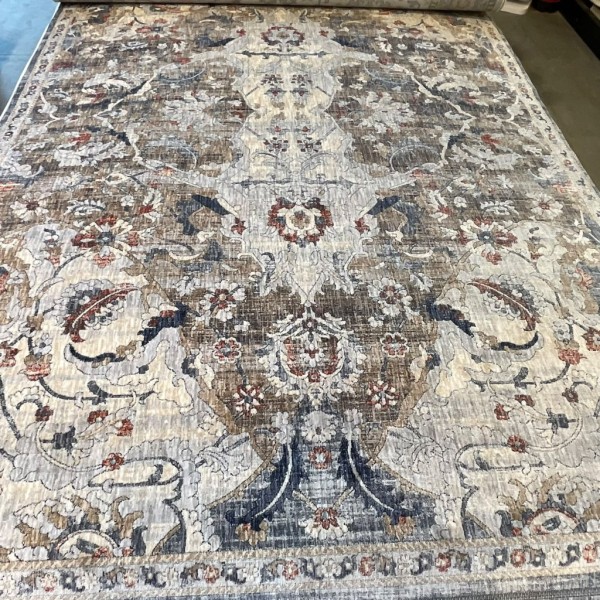 Turkish Bohemian rugs EMPIRE KP97A Dark beige Size 250*350