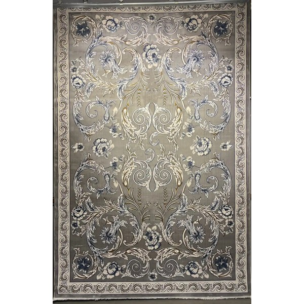 Turkish rug joud French pattern 42001A gray size 300*500