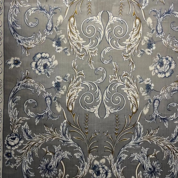 Turkish rug joud French pattern 42001A gray size 300*500