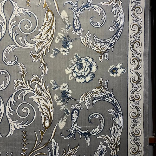 Turkish rug joud French pattern 42001A gray size 300*500