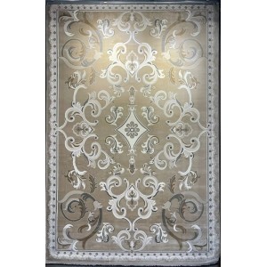 Turkish rug joud French pattern 39207A cream beige size 400*500