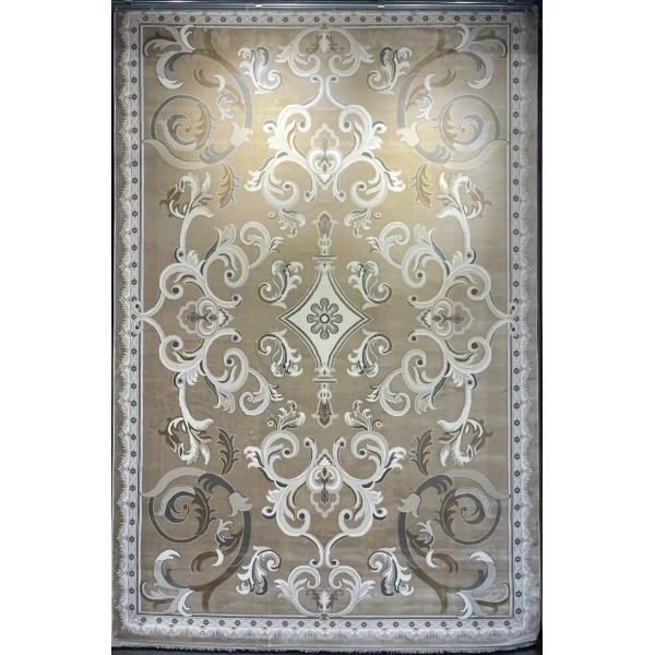Turkish rug joud French pattern 39207A cream beige size 400*500