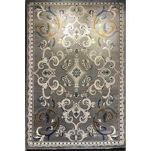 Turkish rug joud French pattern 39207A gray size 300*500