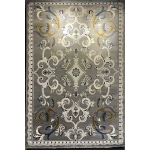 سجاد تركي جود نقش فرنسي 39207A رصاصي مقاس  200*300
