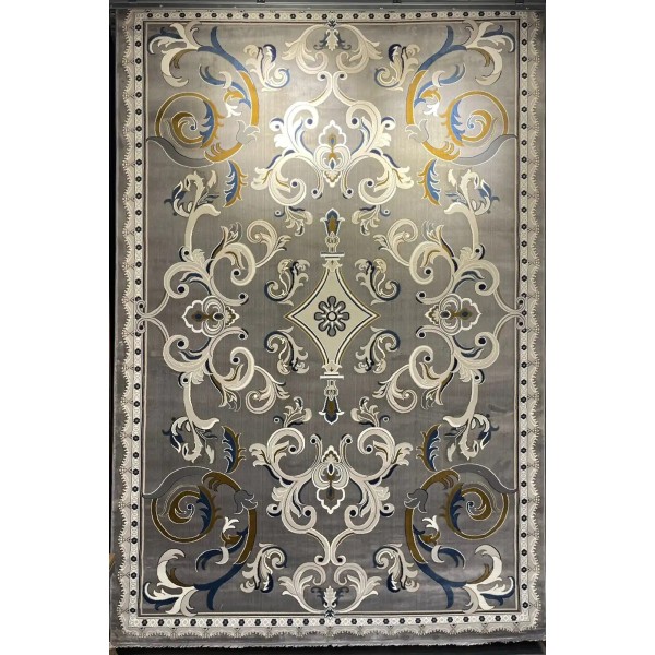 Turkish rug joud French pattern 39207A gray size 300*500