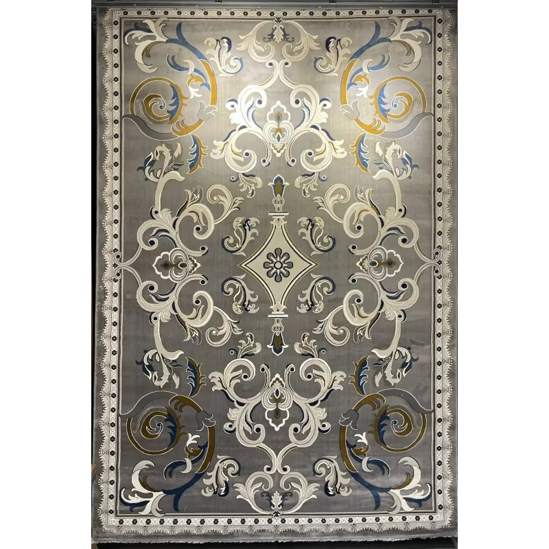 سجاد تركي جود نقش فرنسي 39207A رصاصي مقاس  200*300
