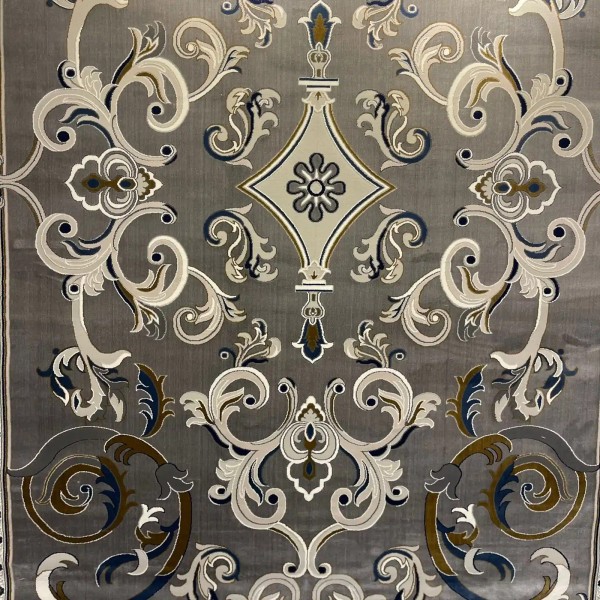 Turkish rug joud French pattern 39207A gray size 300*500