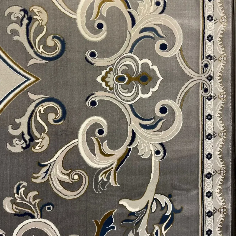 سجاد تركي جود نقش فرنسي 39207A رصاصي مقاس  200*300
