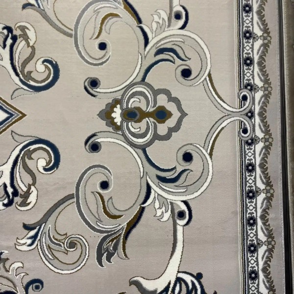 Turkish rug joud French pattern 39207A light gray size 400*500