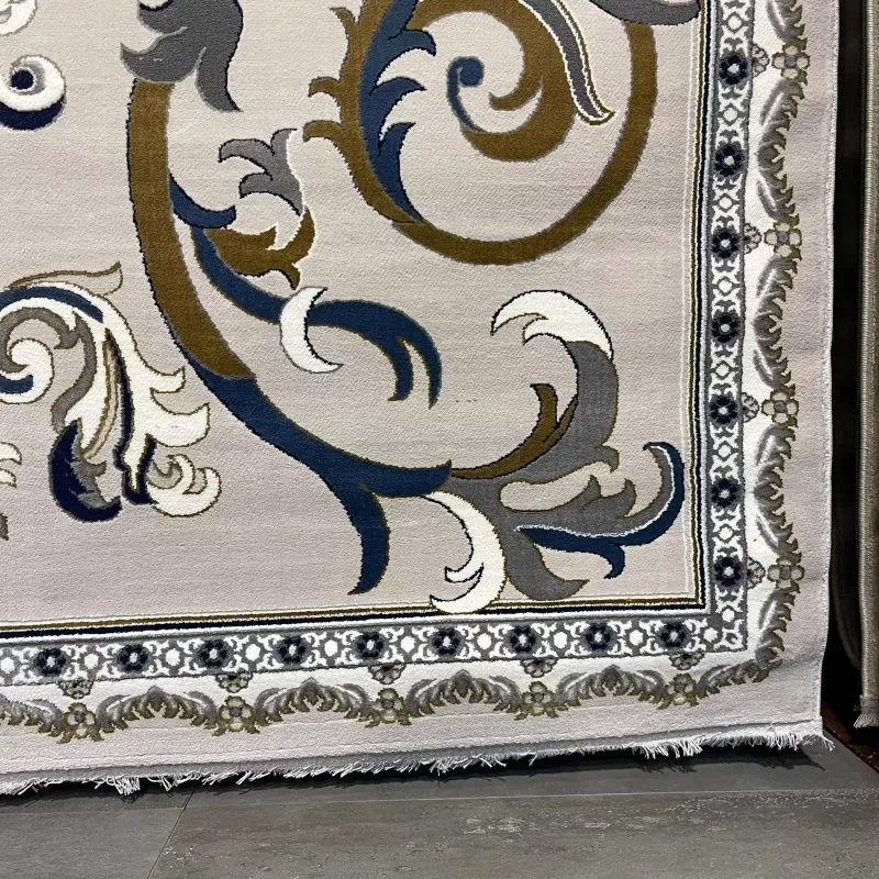 سجاد تركي جود نقش فرنسي 39207A رصاصي فاتح مقاس  400*600
