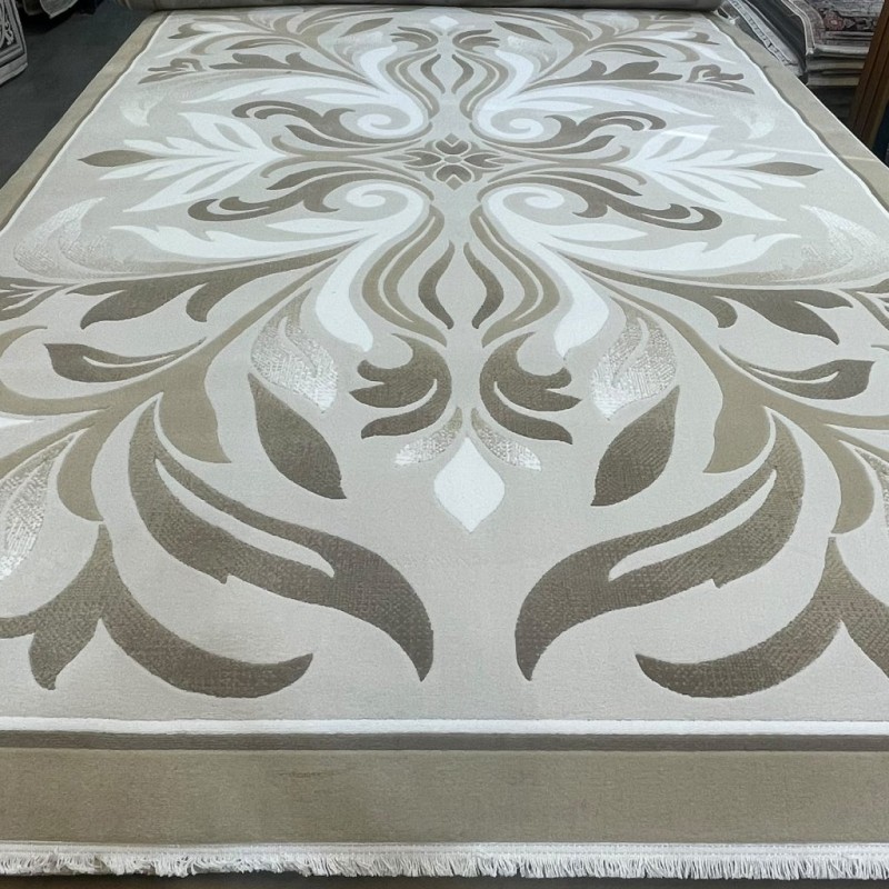 LARA Turkish Designer Rugs 42762A beige size 50*80 LARA Turkish Designer Rugs 42762A beige size 50*80