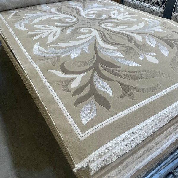 سجاد المصممين لارا تركي 42762A بيج بني مقاس 80*150