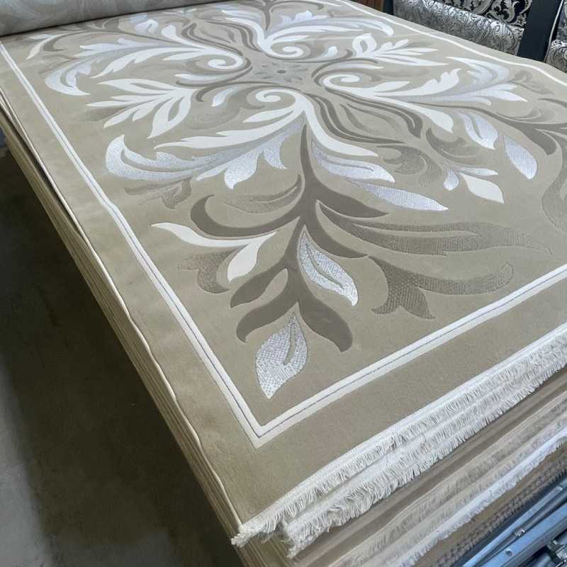 LARA Turkish Designer Rugs 42762A BEIGE BROWN size 200*300 LARA Turkish Designer Rugs 42762A BEIGE BROWN size 200*300