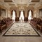 LARA Turkish Designer Rugs 42762A CREAM BLACK size 250*350