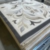 LARA Turkish Designer Rugs 42762A CREAM BLACK size 150*220