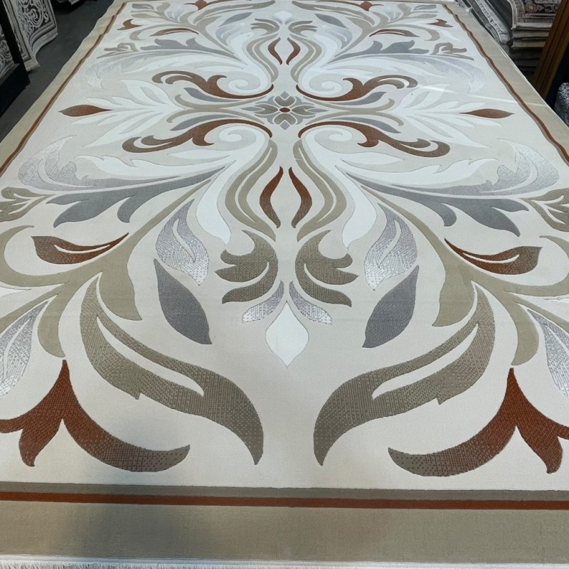 LARA Turkish Designer Rugs 42762A CREAM TERRA size 300*400 LARA Turkish Designer Rugs 42762A CREAM TERRA size 300*400