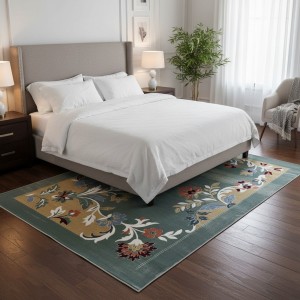 MAESTRO Turkish Designer Rugs OL424A GREEN size 80*150
