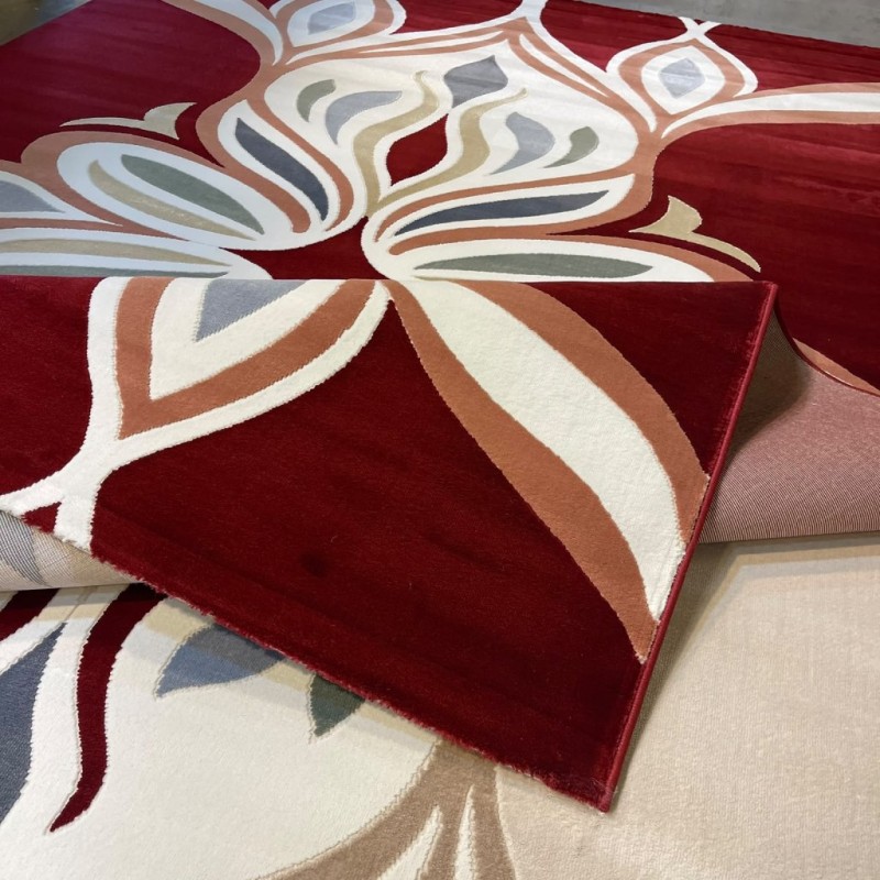 MAESTRO Turkish Designer Rugs OL426A ROSE BURGUNDY size 100*200