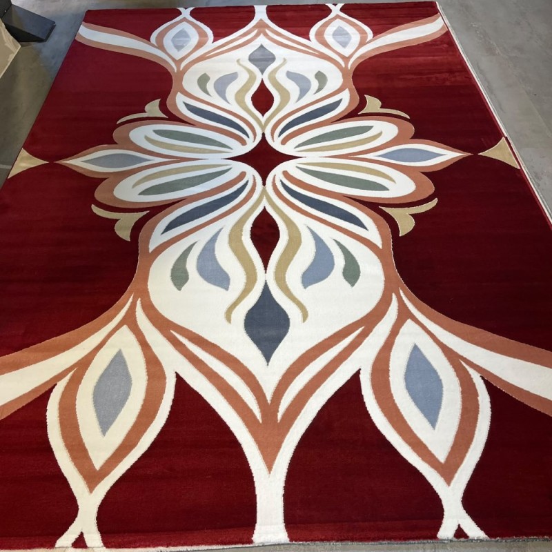 MAESTRO Turkish Designer Rugs OL426A ROSE BURGUNDY size 100*200