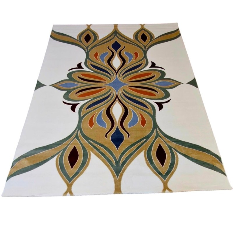 سجاد المصممين مايسترو تركي OL426A ابيض مقاس 200*300 سجاد المصممين مايسترو تركي OL426A ابيض مقاس 200*300