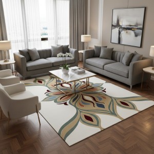 سجاد المصممين مايسترو تركي OL426A ابيض مقاس 200*300