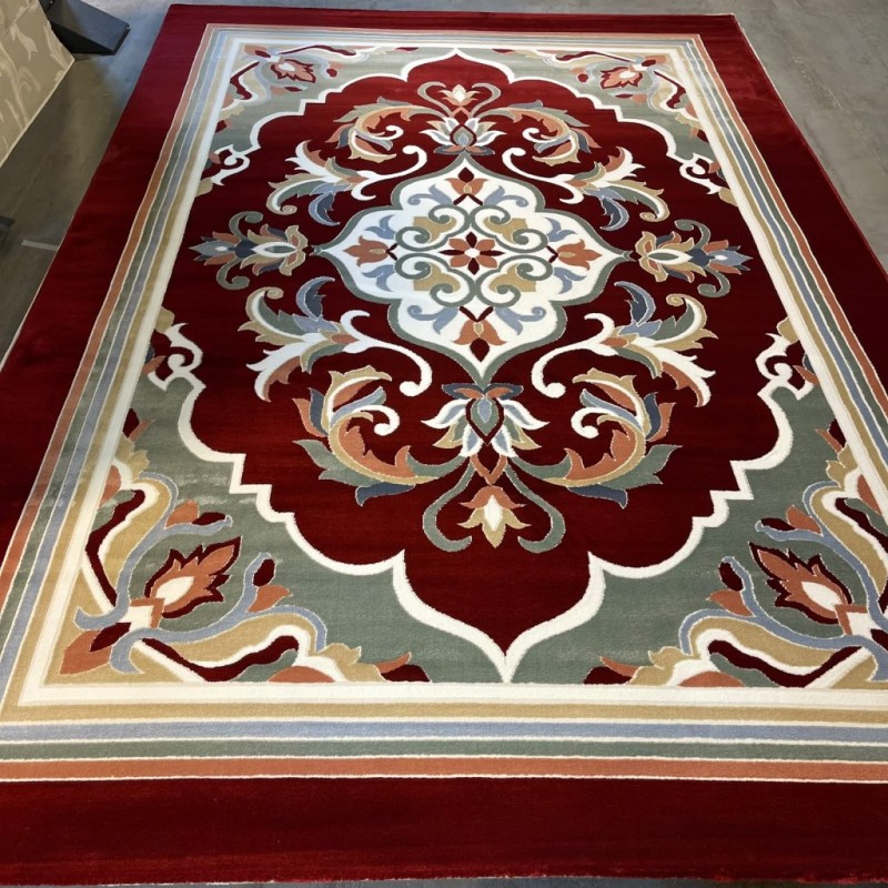 MAESTRO Turkish Designer Rugs OL427A ROSE BURGUNDY size 80*150