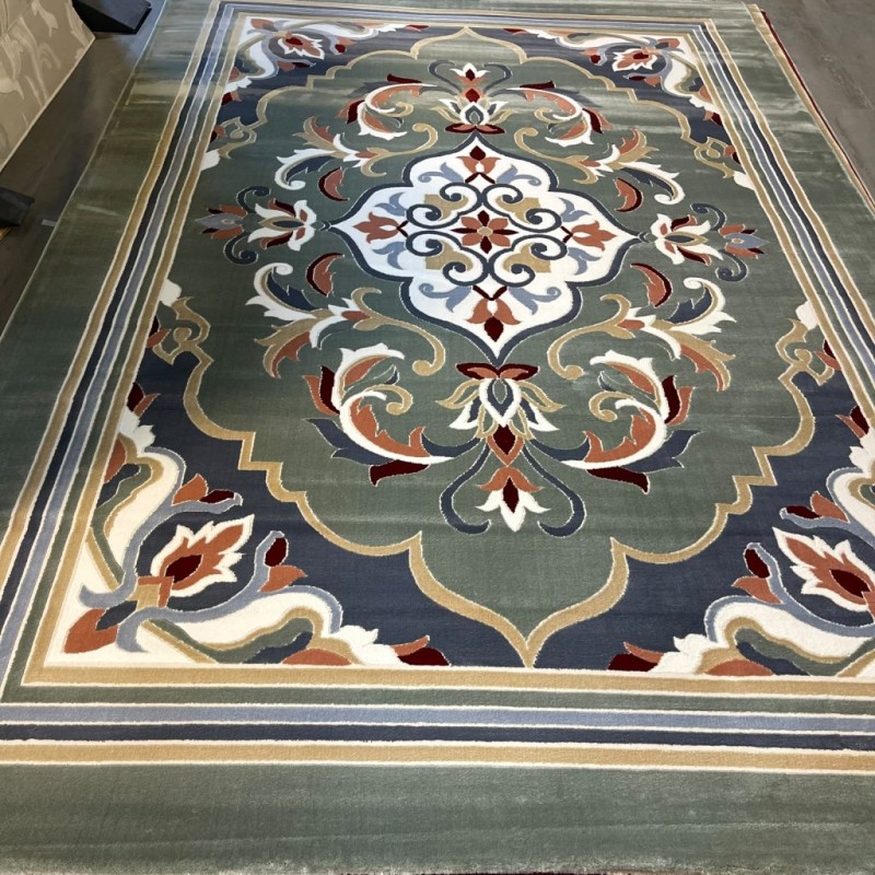 MAESTRO Turkish Designer Rugs OL427A green size 100*300