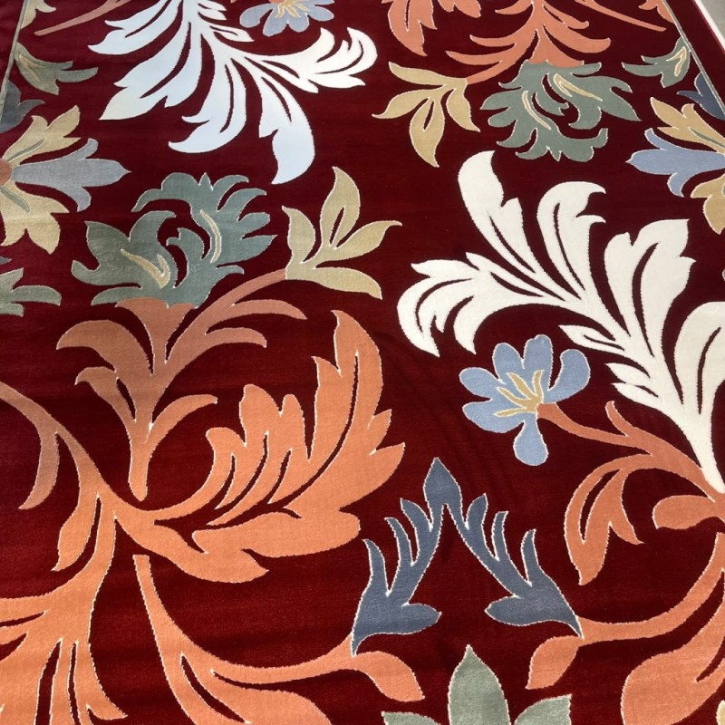 MAESTRO Turkish Designer Rugs OL430A ROSE BURGUNDY size 400*500