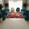 سجاد المصممين مايسترو تركي OL430A وردي عنابي مقاس 300*400