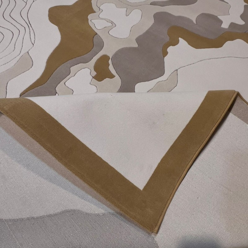 سجاد تركي سهم N0364B JR2 84 ابيض 44 ذهبي مقاس 100*200