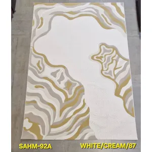 سجاد تركي سهم 0C992A ابيض كريم مقاس 200*300