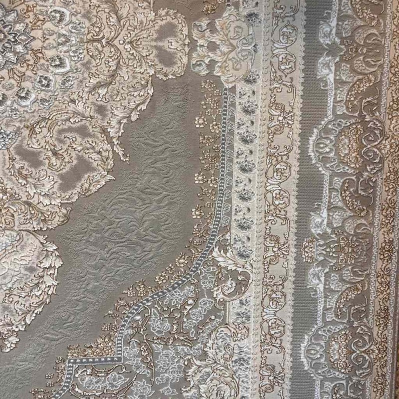 سجاد تركي سيلفر 24 بيج رصاصي فاتح مقاس 100*200