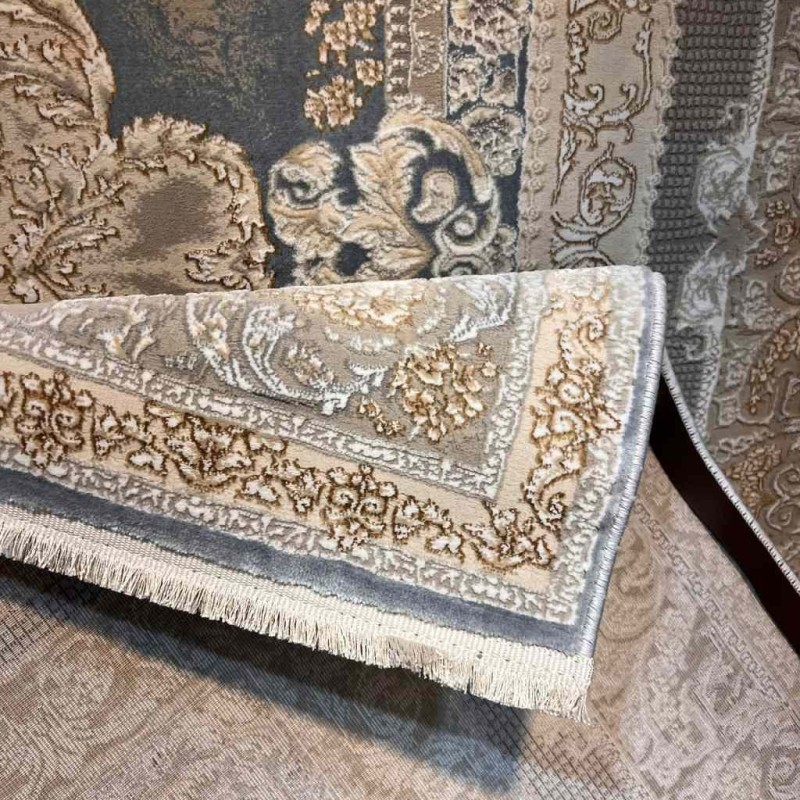 سجاد تركي سيلفر 24 سماوي مقاس 300*400