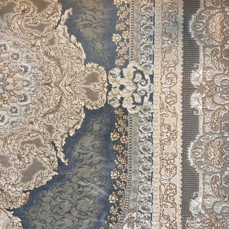 سجاد تركي سيلفر 24 سماوي مقاس 300*400
