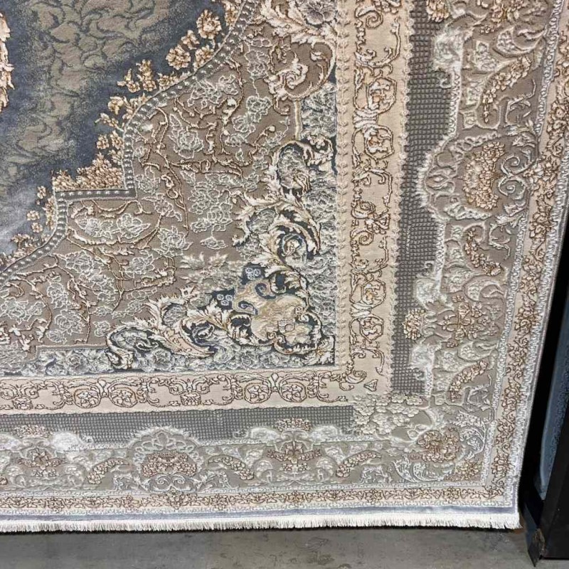 سجاد تركي سيلفر 24 سماوي مقاس 300*400