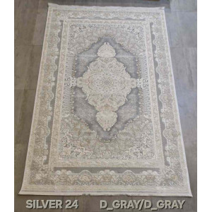 سجاد تركي سيلفر 24 رصاصي غامق مقاس 400*600