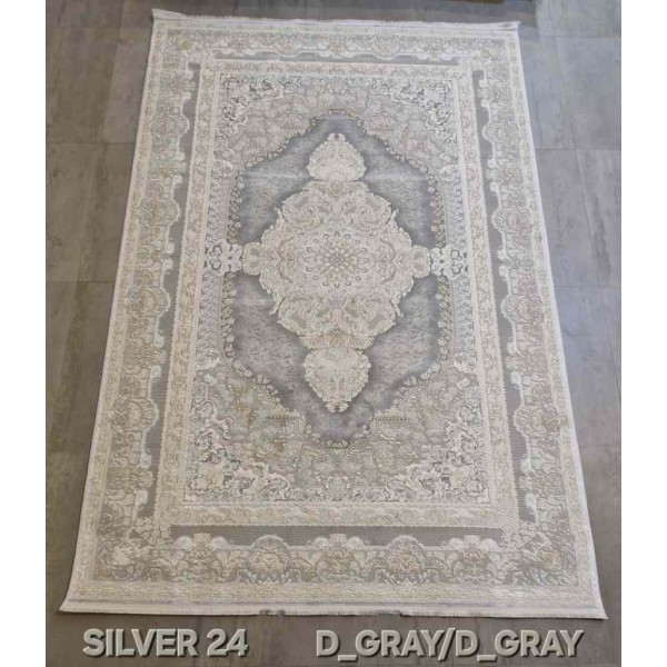 Turkish Silver 24 Dark Gray Rug Size 300*400