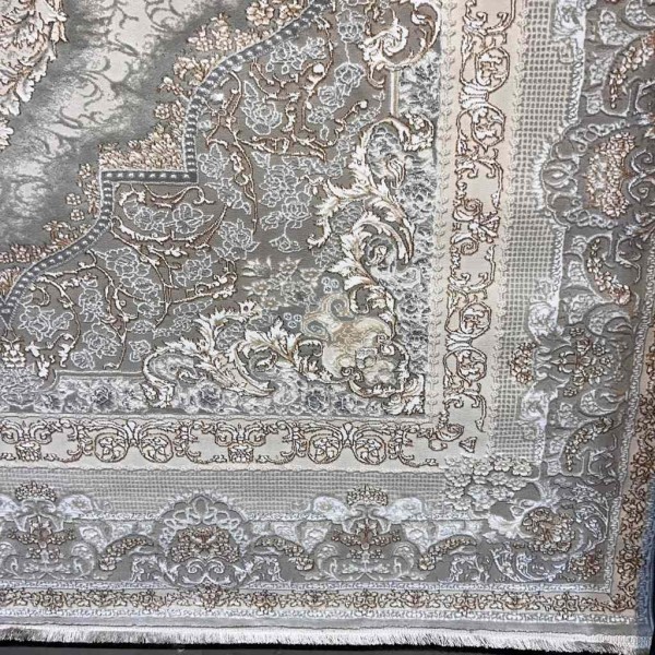 Turkish Silver 24 Light Gray Rug Size 100*200