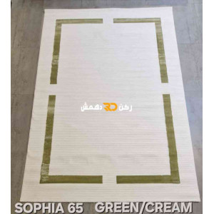سجاد تركي اطار برواز صوفيا 65 كريم اخضر مقاس 80*150 سجاد تركي اطار برواز صوفيا 65 كريم اخضر مقاس 80*150