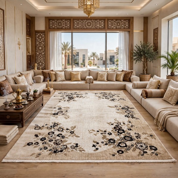 سجاد تركي توبكس FRN029 بيج مقاس 150*220