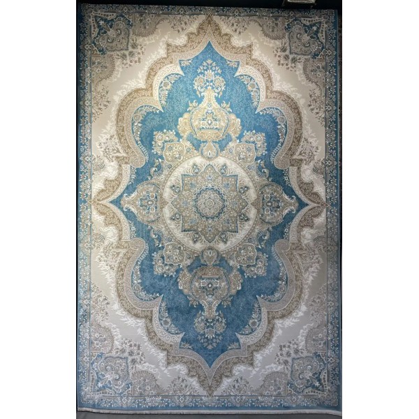 سجاد فيرونا تركي كلاسيك N485A سماوي مقاس 80*150