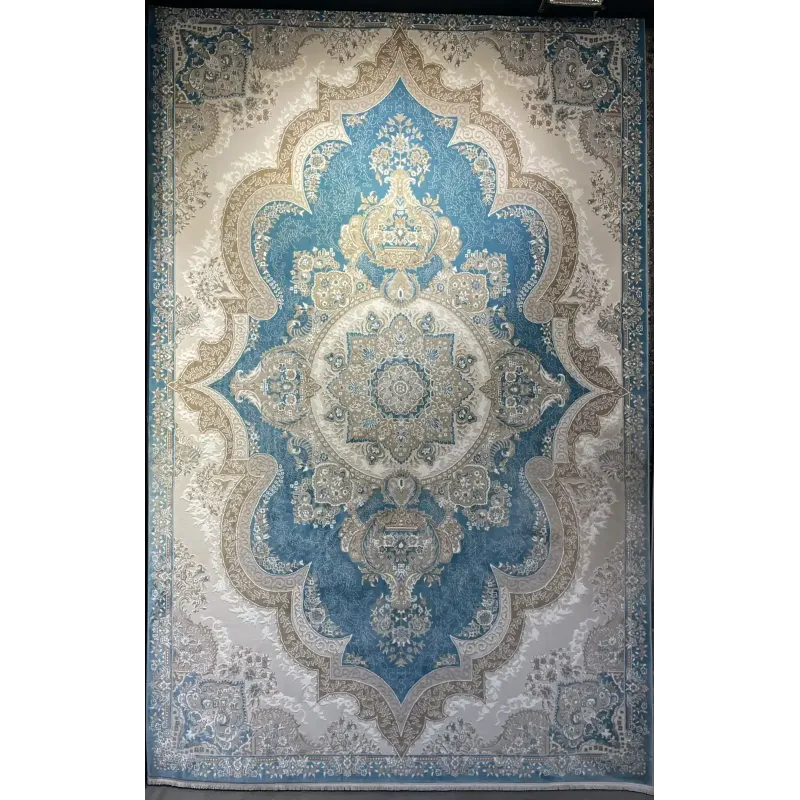 سجاد فيرونا تركي كلاسيك N485A سماوي مقاس 500*700