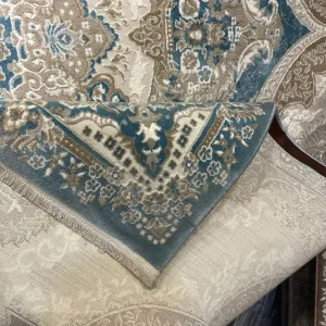 سجاد فيرونا تركي كلاسيك N485A سماوي مقاس 500*700