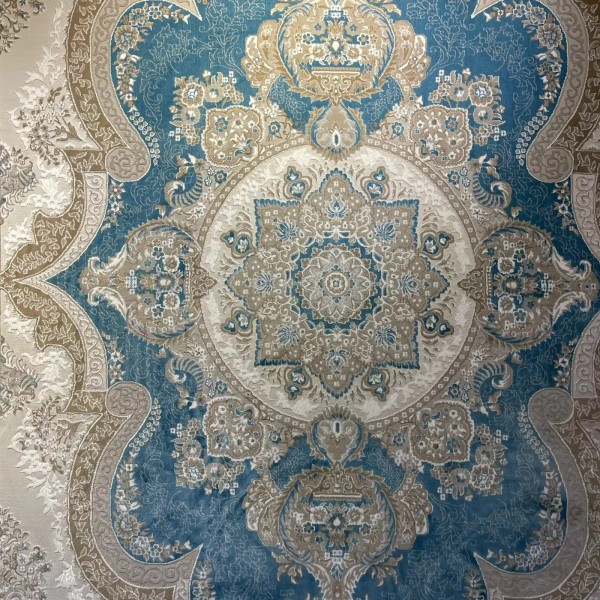 سجاد فيرونا تركي كلاسيك N485A سماوي مقاس 80*150