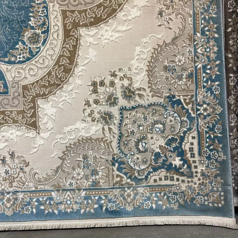سجاد فيرونا تركي كلاسيك N485A سماوي مقاس 500*700