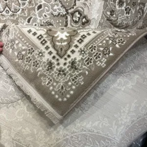 سجاد فيرونا تركي كلاسيك N485A بيج غامق مقاس 500*700