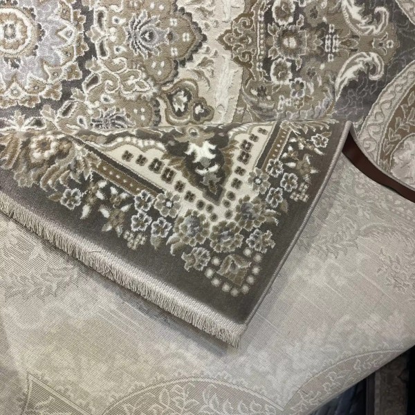 سجاد فيرونا تركي كلاسيك N485A رصاصي غامق مقاس 300*400