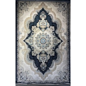Verona Turkish Classic Rug N485A navy Round Size 150*150